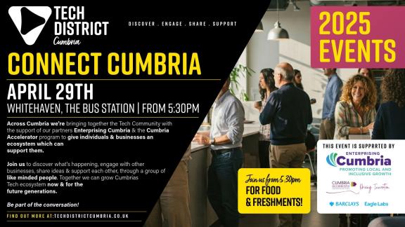 Connect Cumbria event flyer