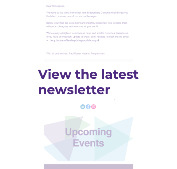 View the latest newsletter promo graphic
