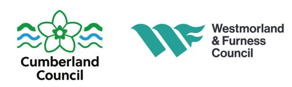 Cumberland Council and Westmorland & Furness Council logo