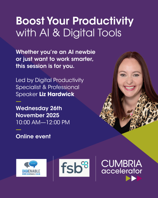 Photo of Liz Hardwick, and information about the online event