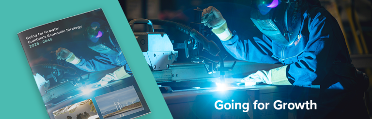 Cumbria's Going for Growth Strategy document front cover